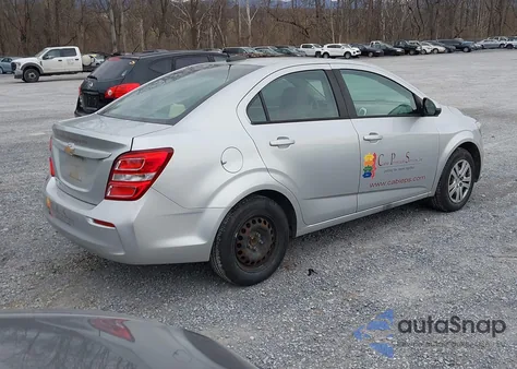 2017 Chevrolet Sonic Ls Auto из США, поврежденный, VIN 1G1JB5SH5H4147460